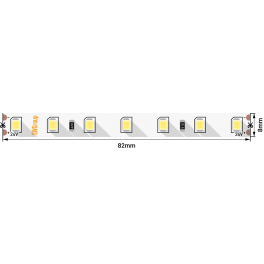 Лента светодиодная SMD2835, 84 LED/м, 8,6 Вт/м, 24В, IP20, Холодный белый, 30м/кат (1метр) SWG